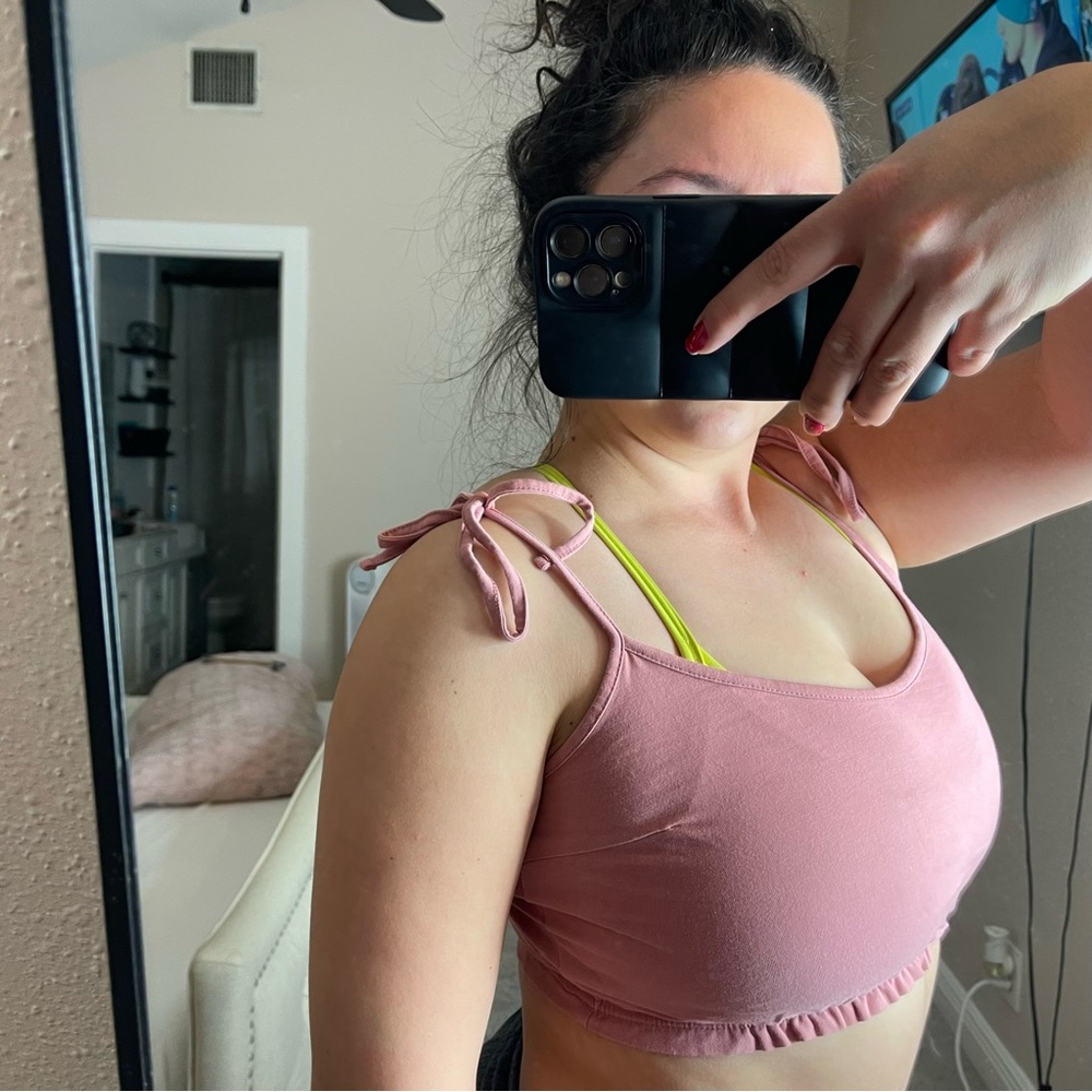 Forever21 Pink Crop Top